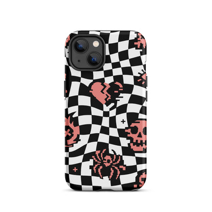 Emo Checkerboard iPhone Tough Case