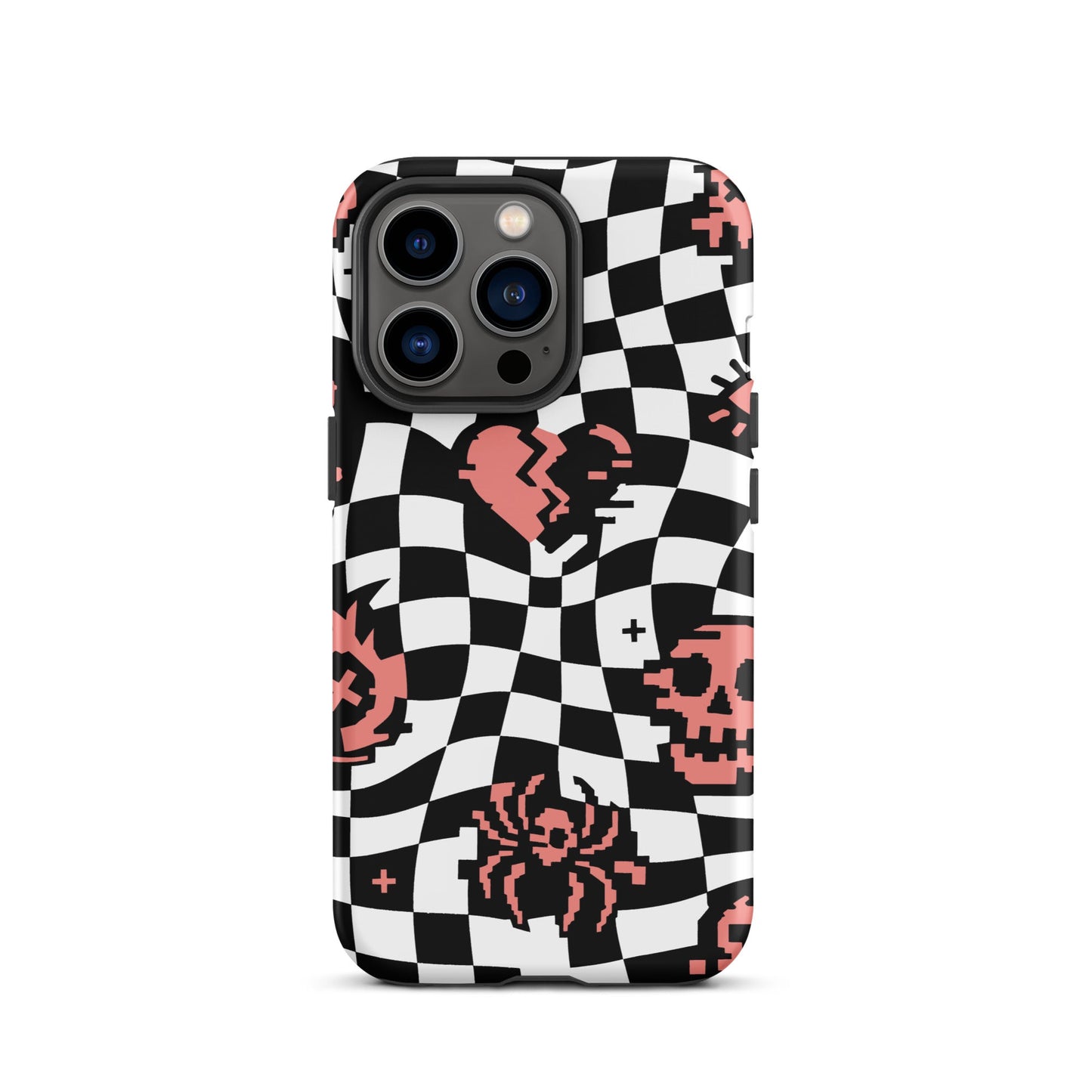 Emo Checkerboard iPhone Tough Case
