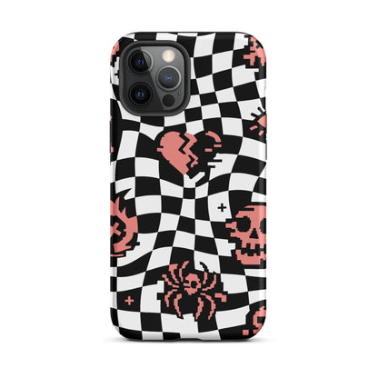 Emo Checkerboard iPhone Tough Case