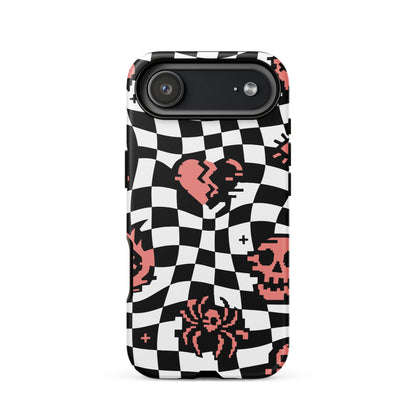 Emo Checkerboard iPhone Tough Case