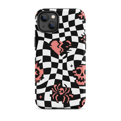 Emo Checkerboard iPhone Tough Case