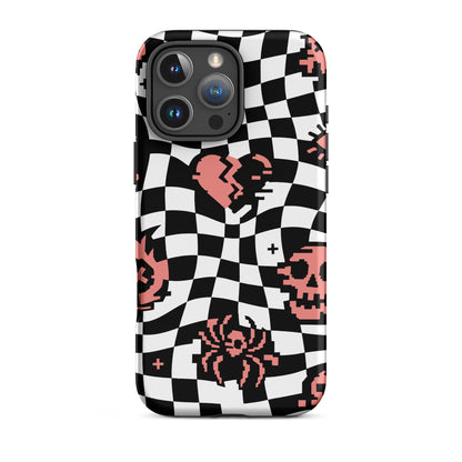 Emo Checkerboard iPhone Tough Case