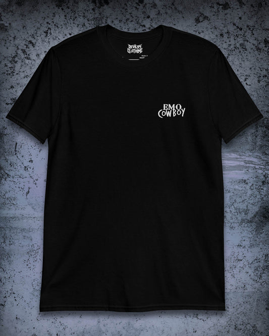 Emo Cowboy – Embroidered T-Shirt
