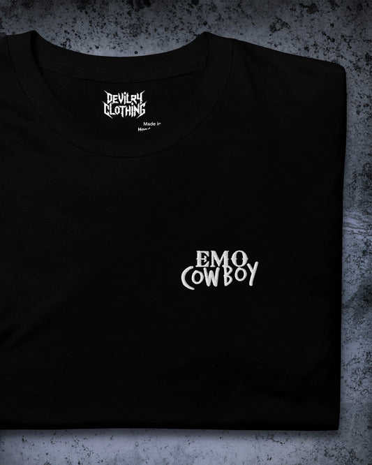 Emo Cowboy – Embroidered T-Shirt