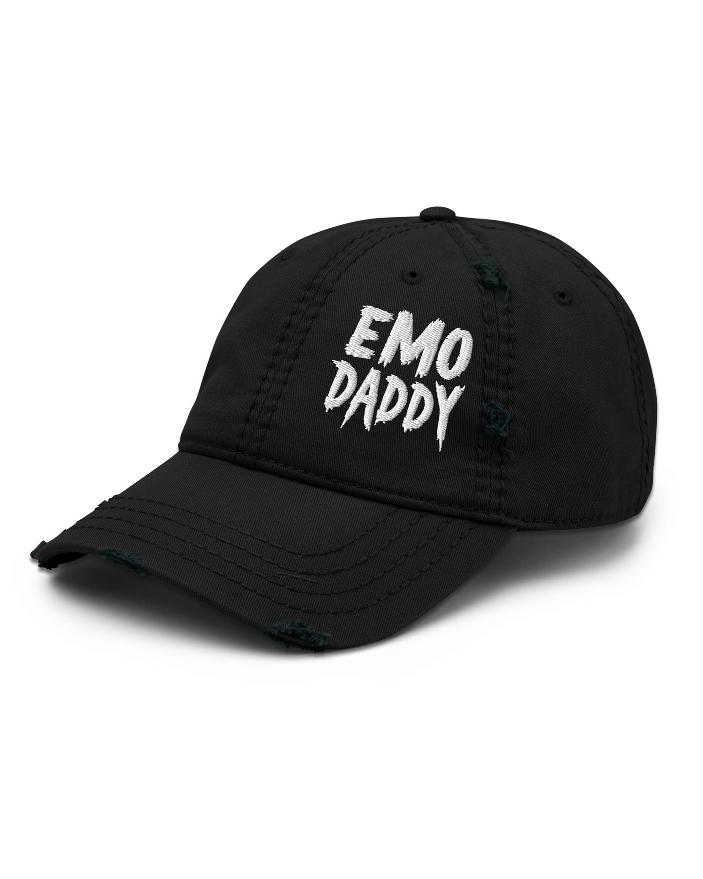 EMO DADDY Distressed Dad Hat