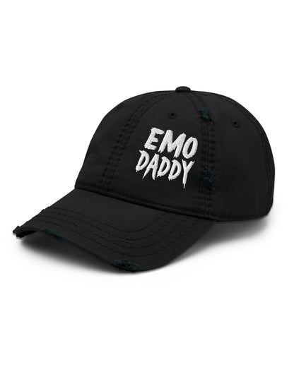 EMO DADDY Distressed Dad Hat