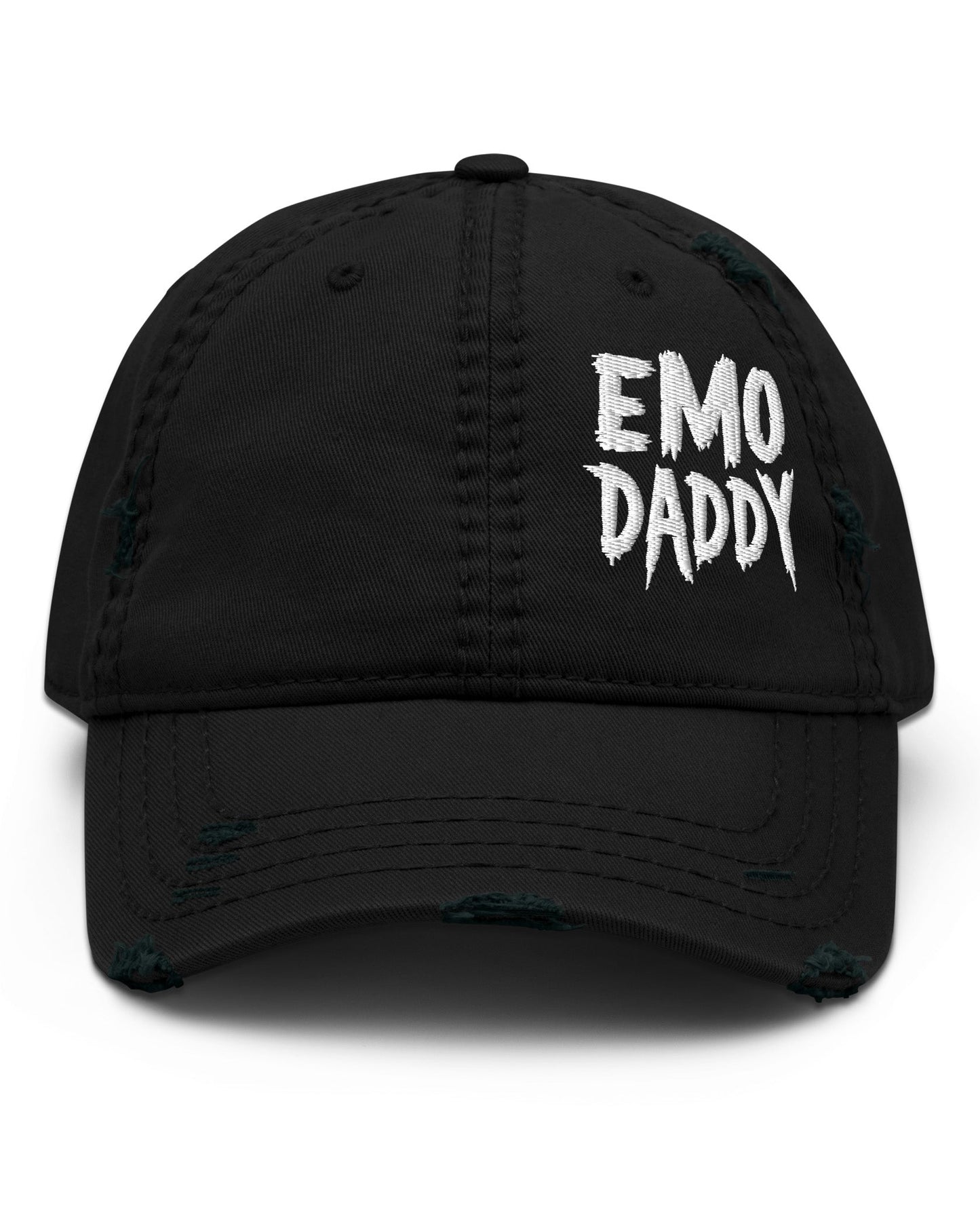 EMO DADDY Distressed Dad Hat