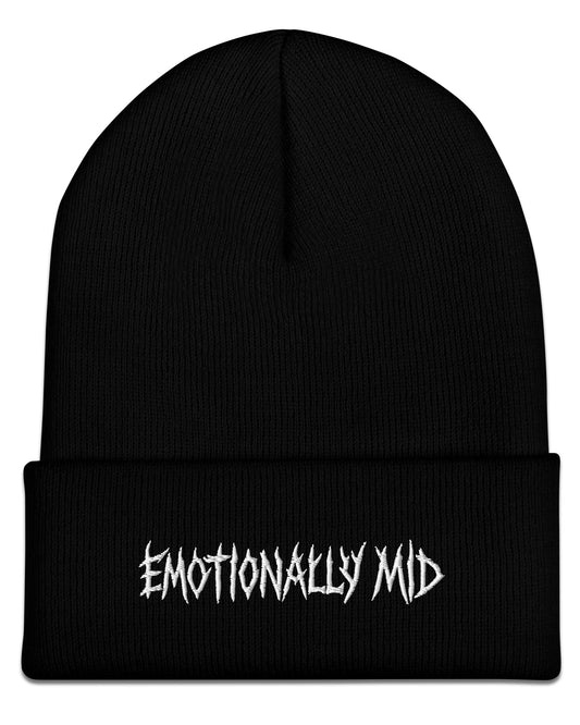 EMOTIONALLY MID Beanie