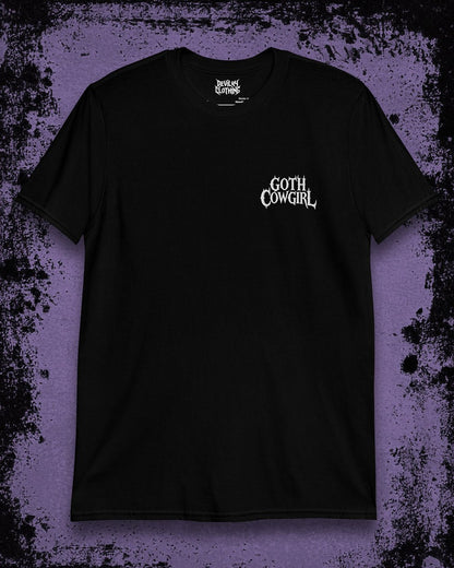 Goth Cowgirl Embroidered T-Shirt
