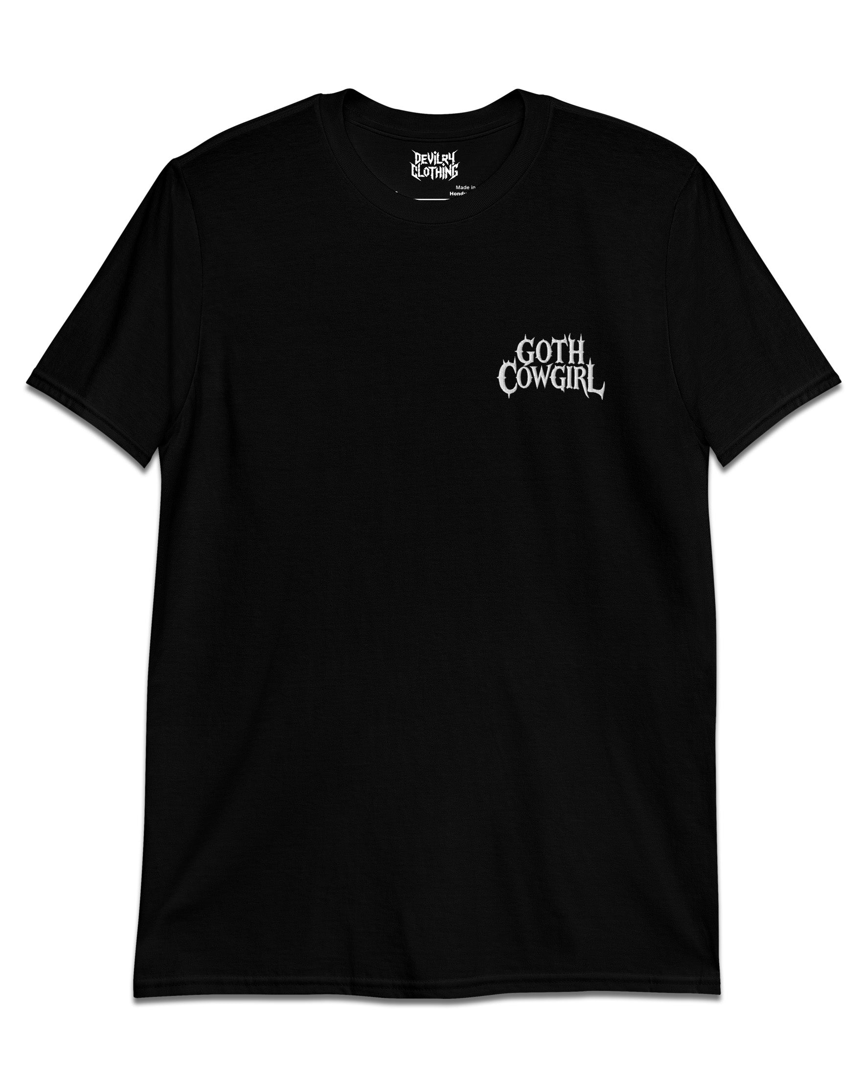 Goth Cowgirl Embroidered T-Shirt