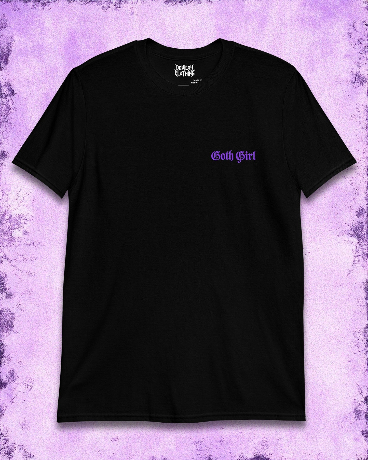 GOTH GIRL Embroidered T-Shirt