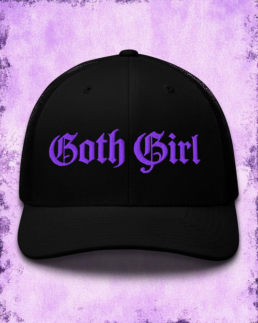 Goth Girl Trucker Cap