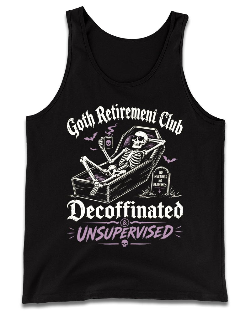 Goth Retirement Club Tank Top