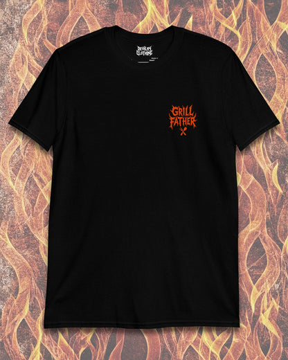 Grill Father Embroidered T-Shirt