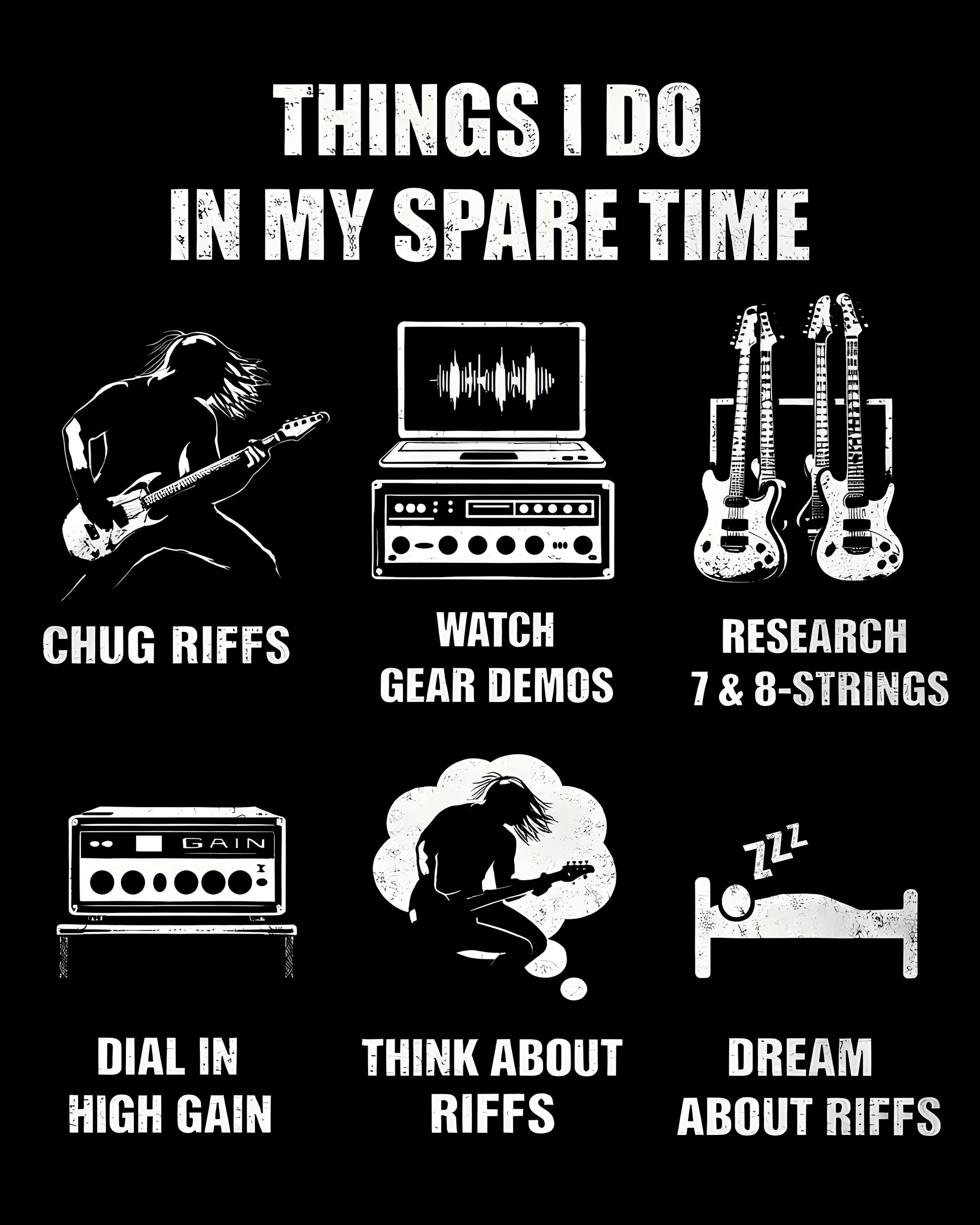 Guitar Player Routine T-Shirt
