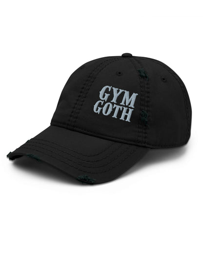 GYM GOTH Distressed Dad Hat