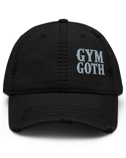 GYM GOTH Distressed Dad Hat