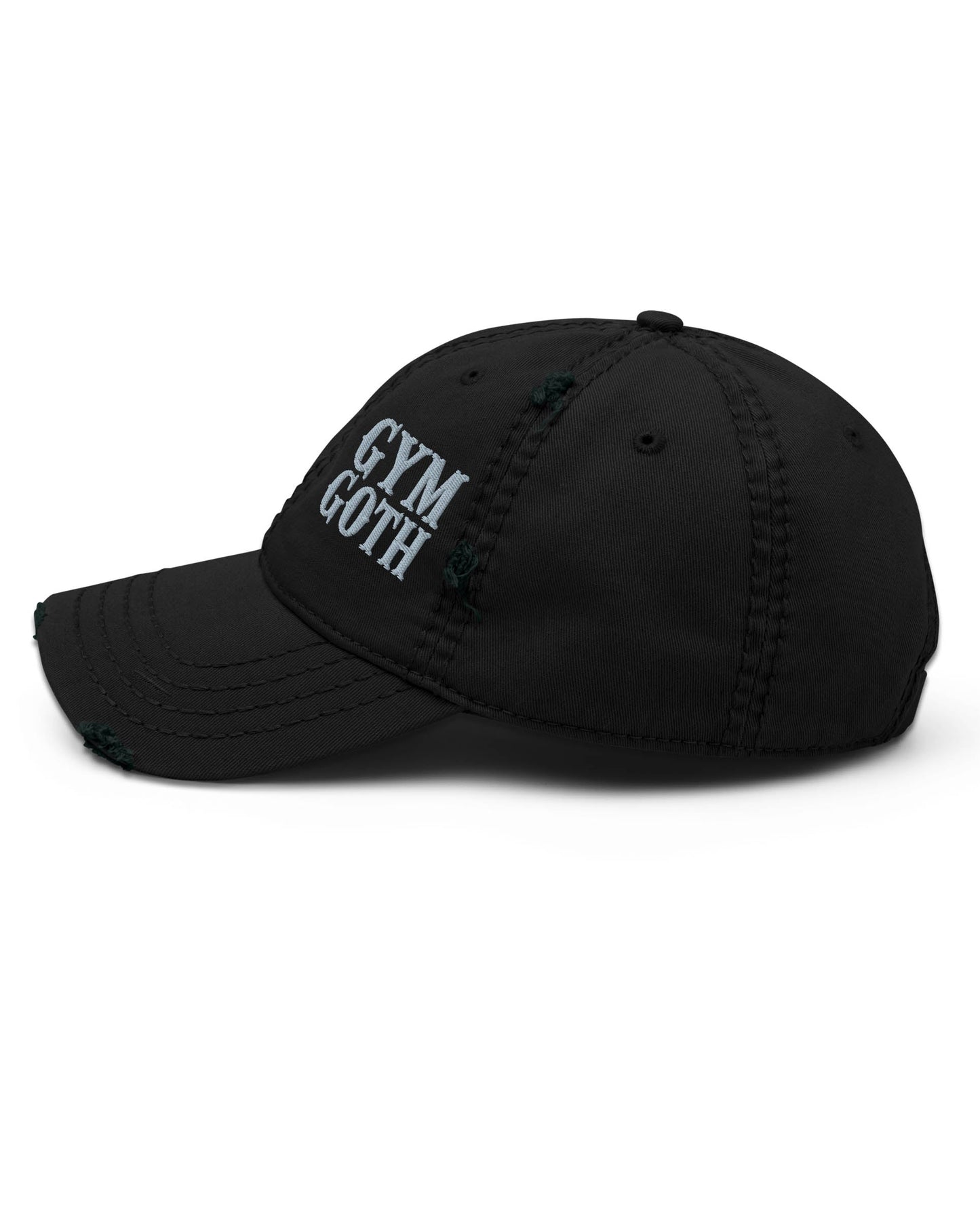 GYM GOTH Distressed Dad Hat