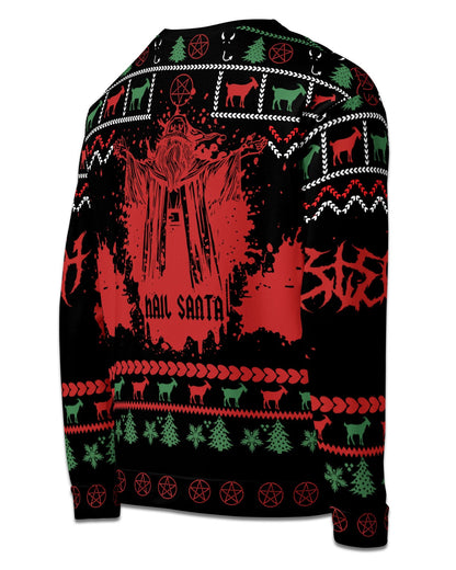 Hail Santa Ugly Christmas Sweater