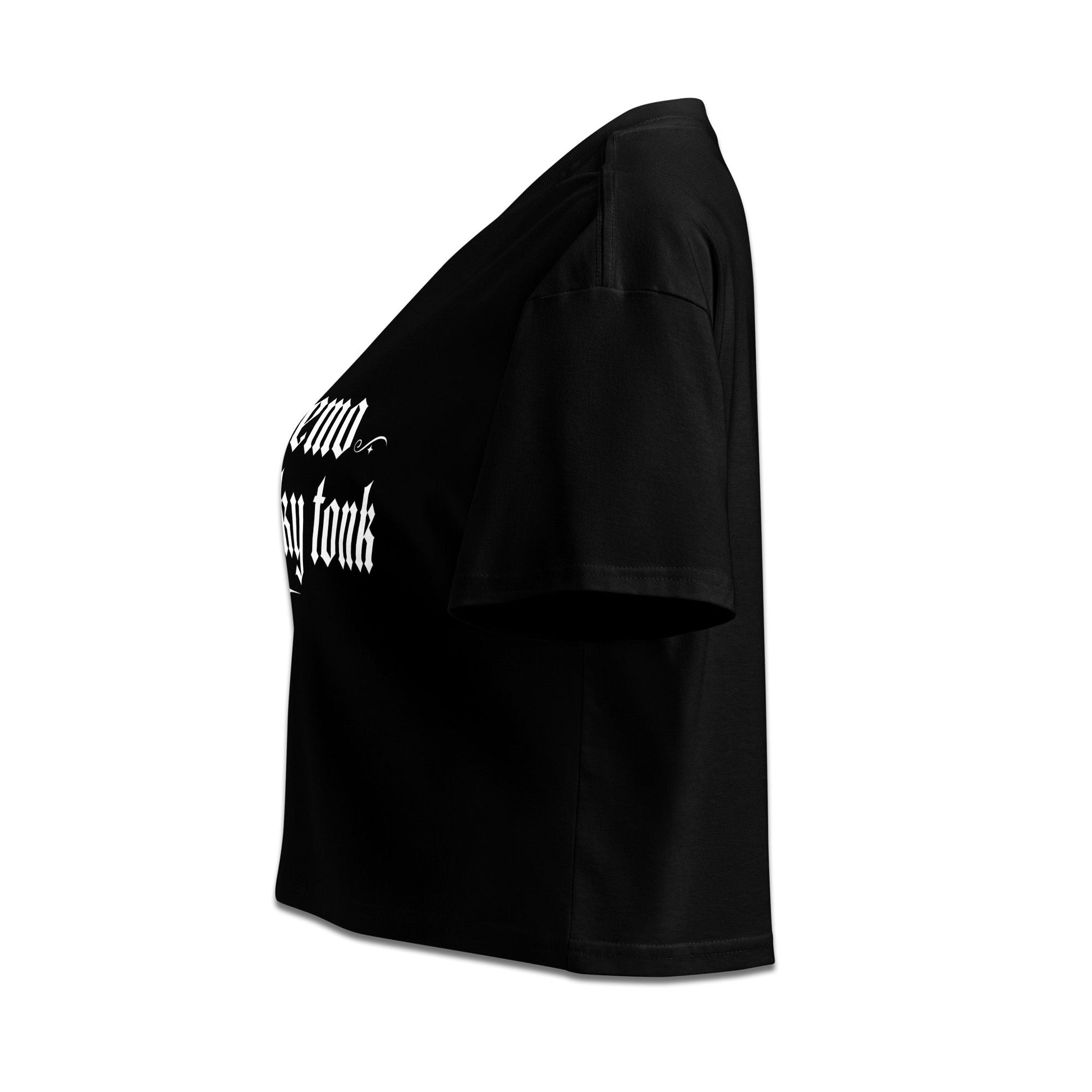 Half Emo Half Honky Tonk Crop Top