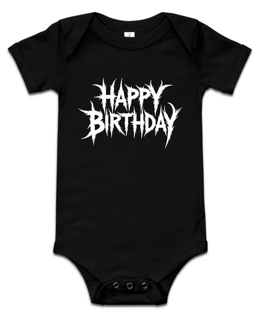 Happy Birthday Baby Bodysuit