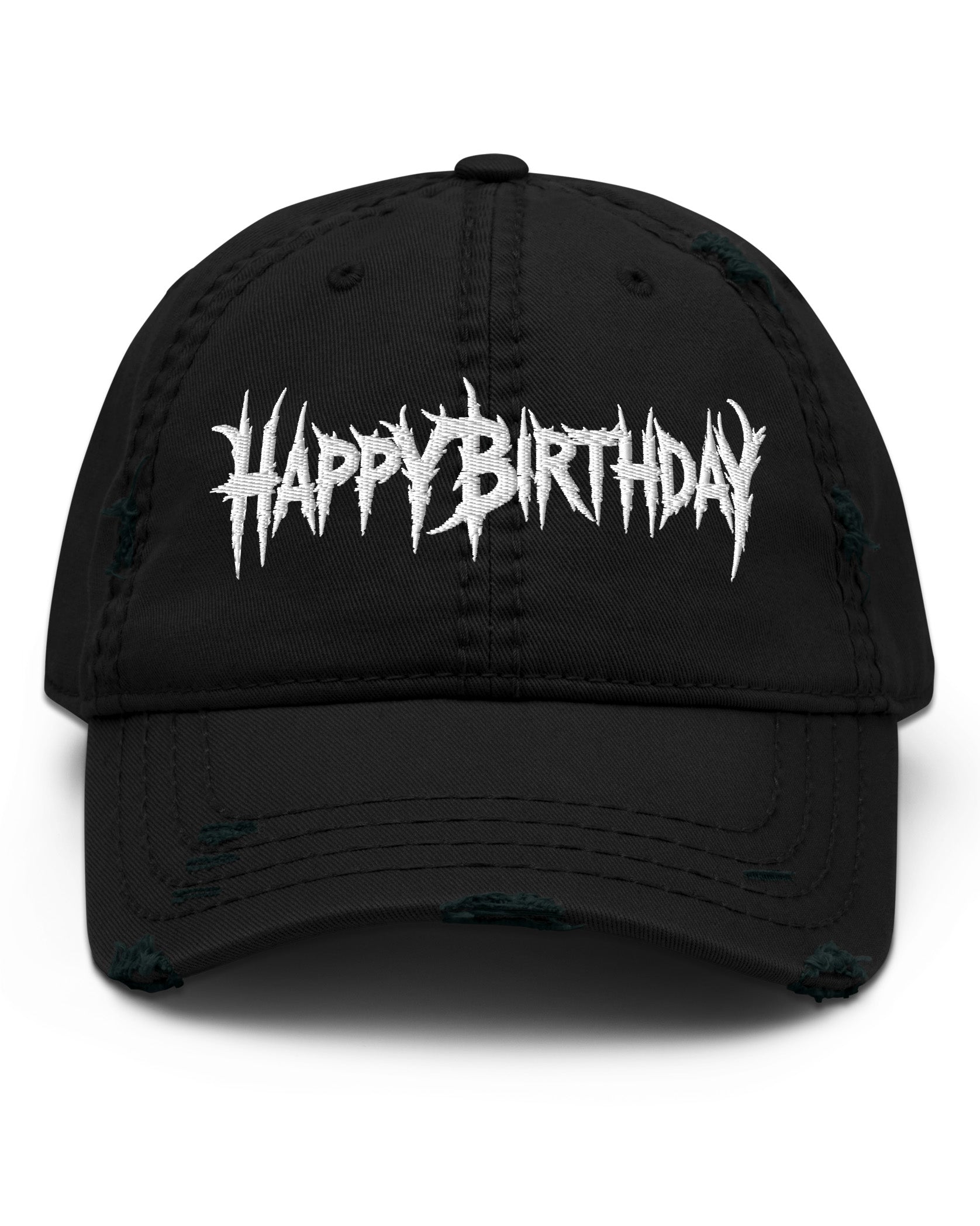Happy Birthday Distressed Dad Hat
