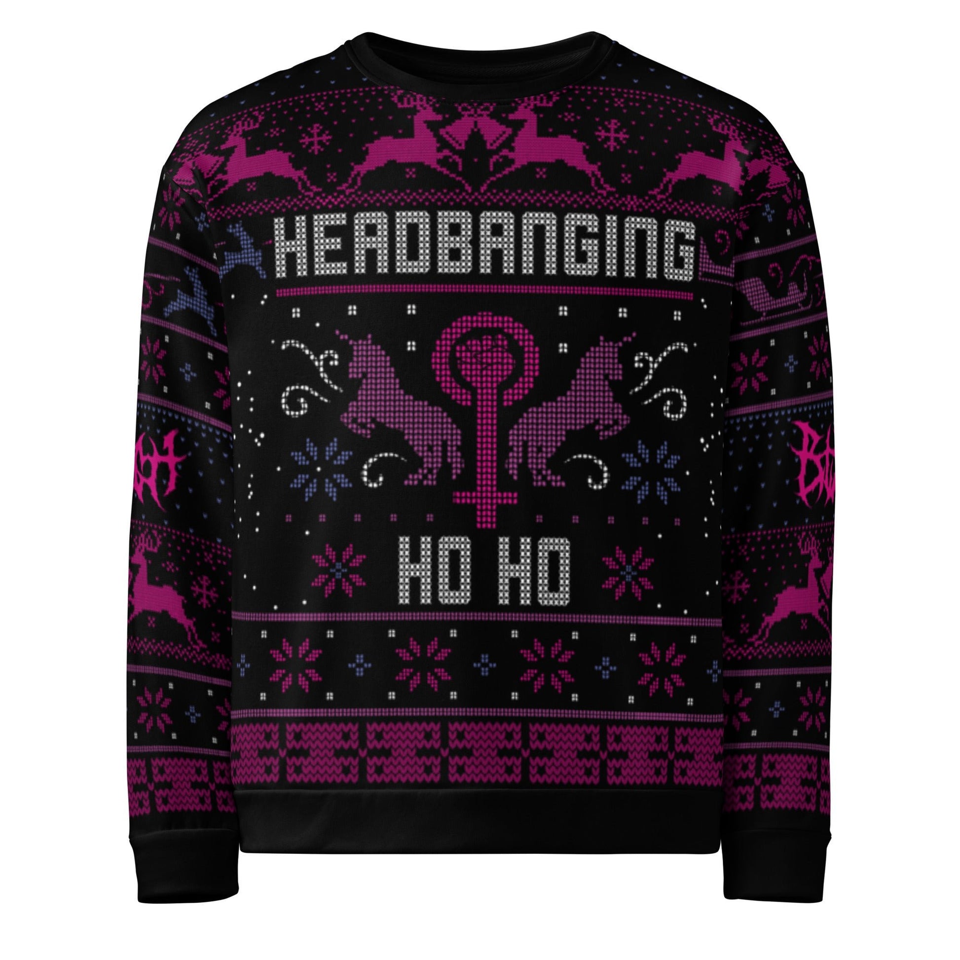 Headbanging HO HO Ugly Sweater