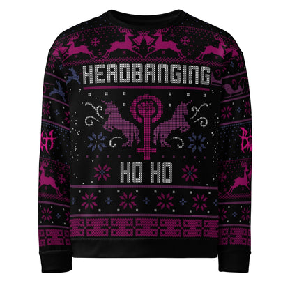 Headbanging HO HO Ugly Sweater