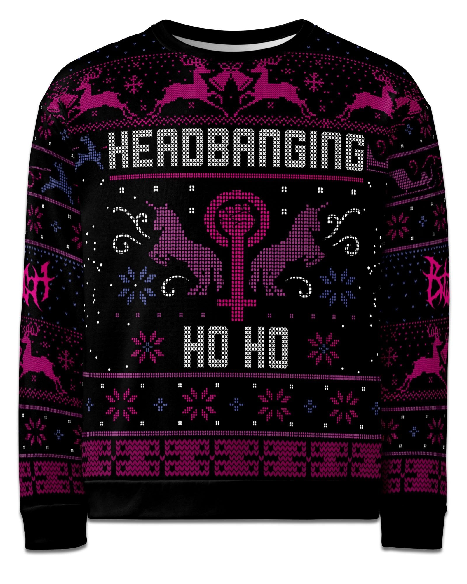 Headbanging HO HO Ugly Sweater