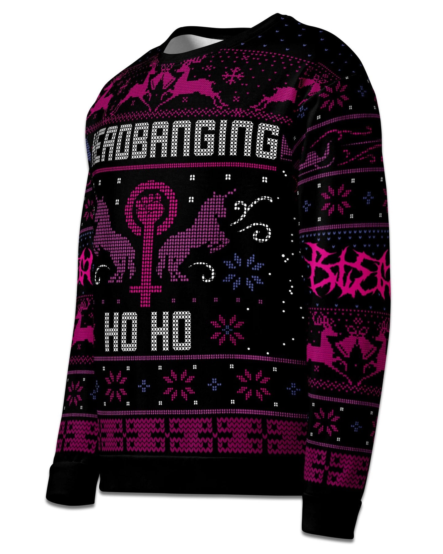 Headbanging HO HO Ugly Sweater