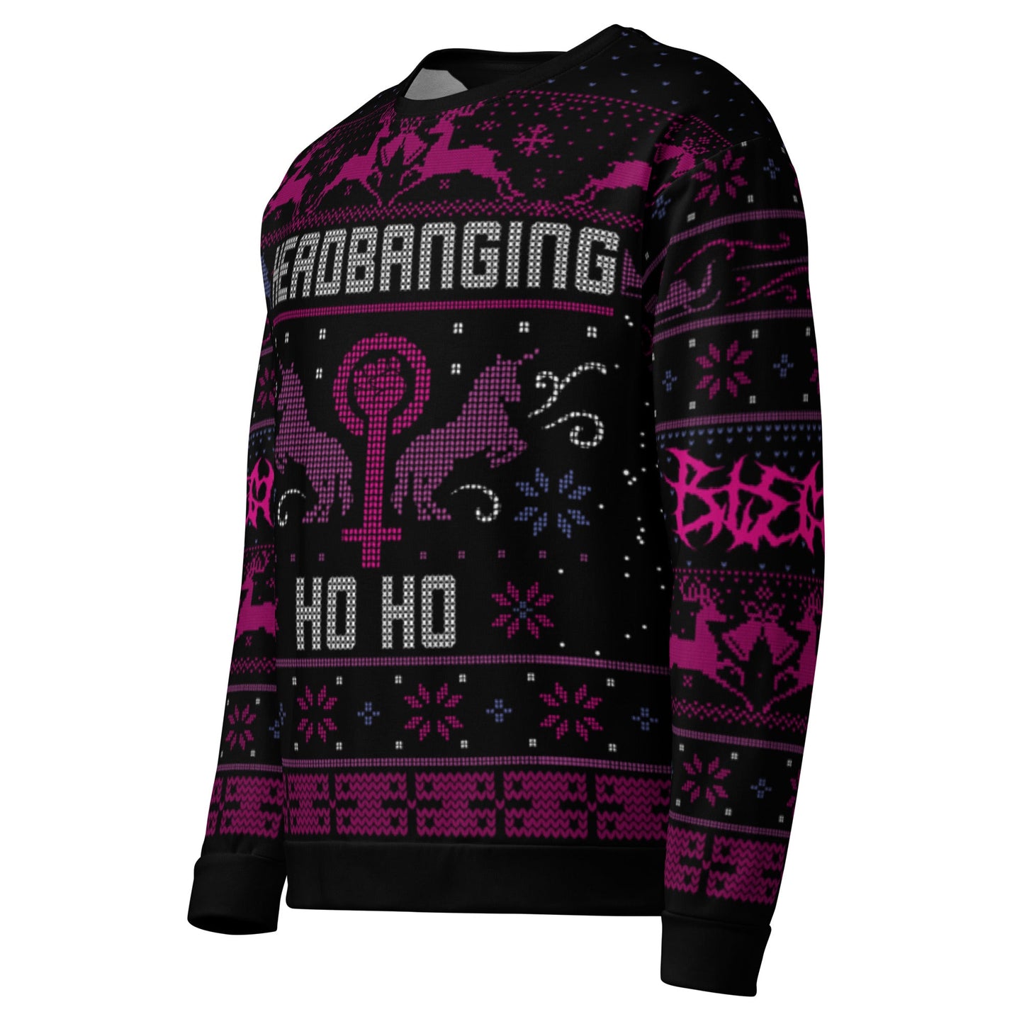 Headbanging HO HO Ugly Sweater