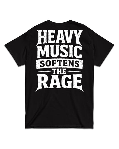 Heavy Music Softens The Rage Back Print T-Shirt