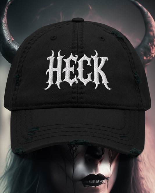 HECK Gothic - Style Distressed Hat