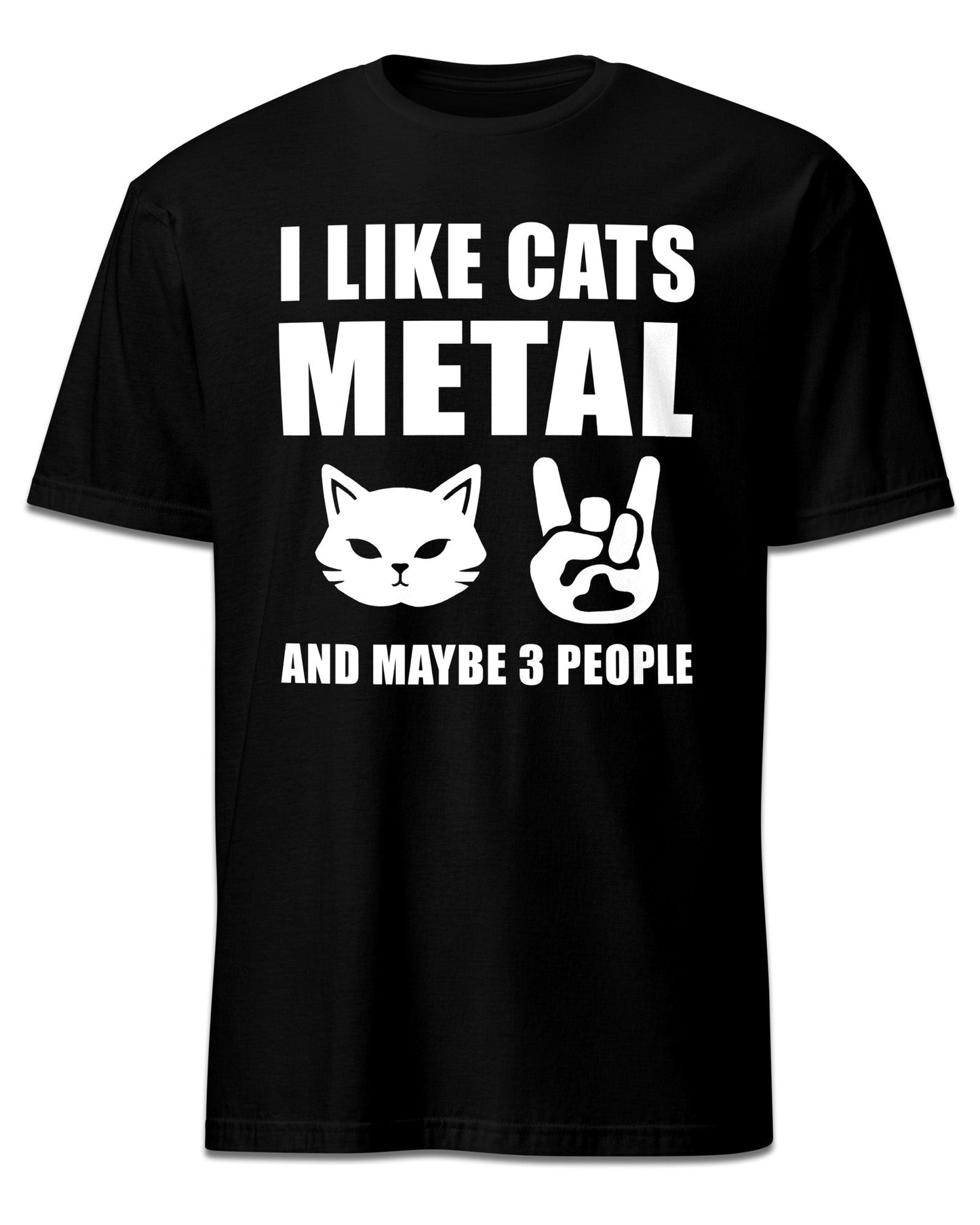 I Like Cats & Metal T-Shirt