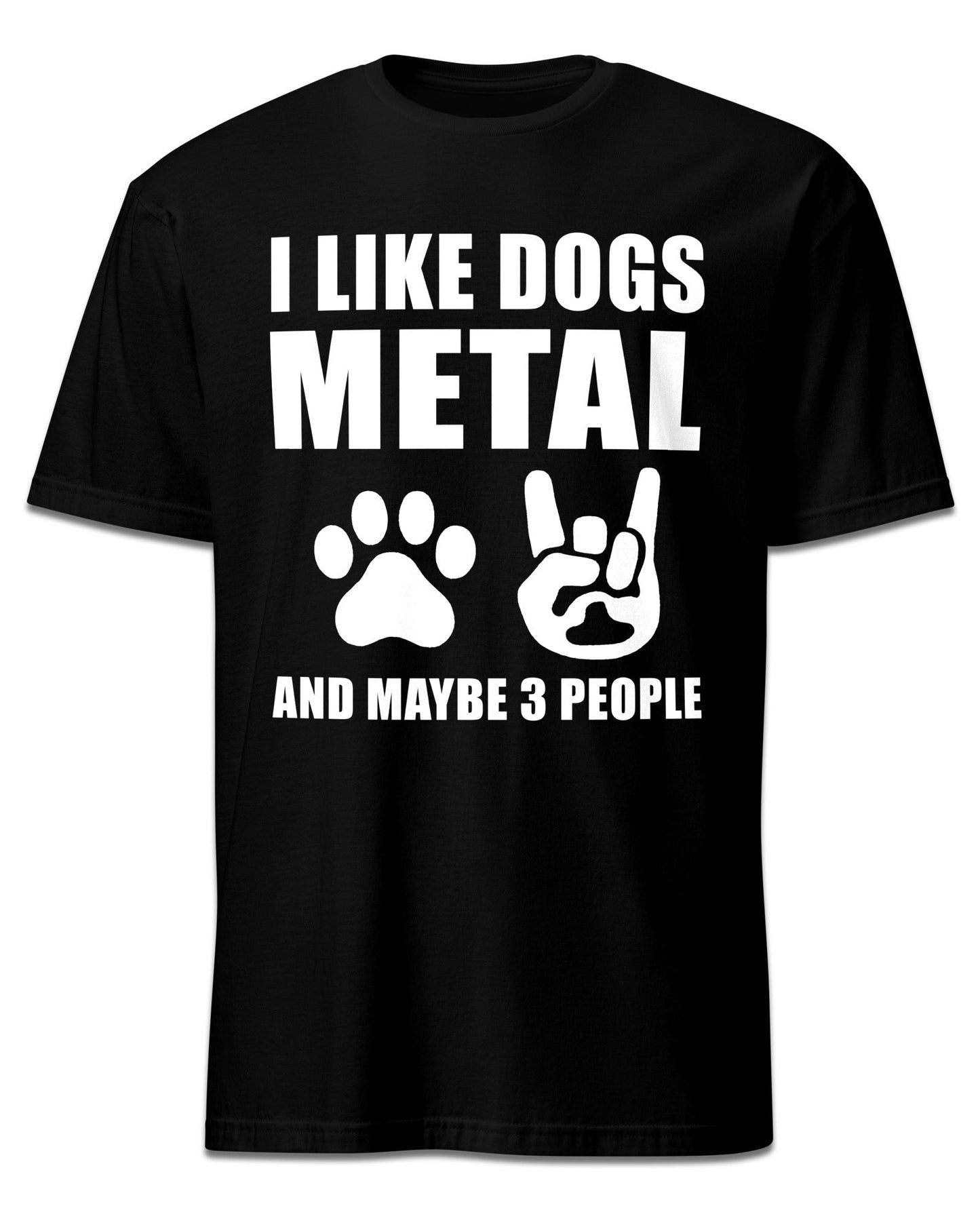 I Like Dogs & Metal T-Shirt