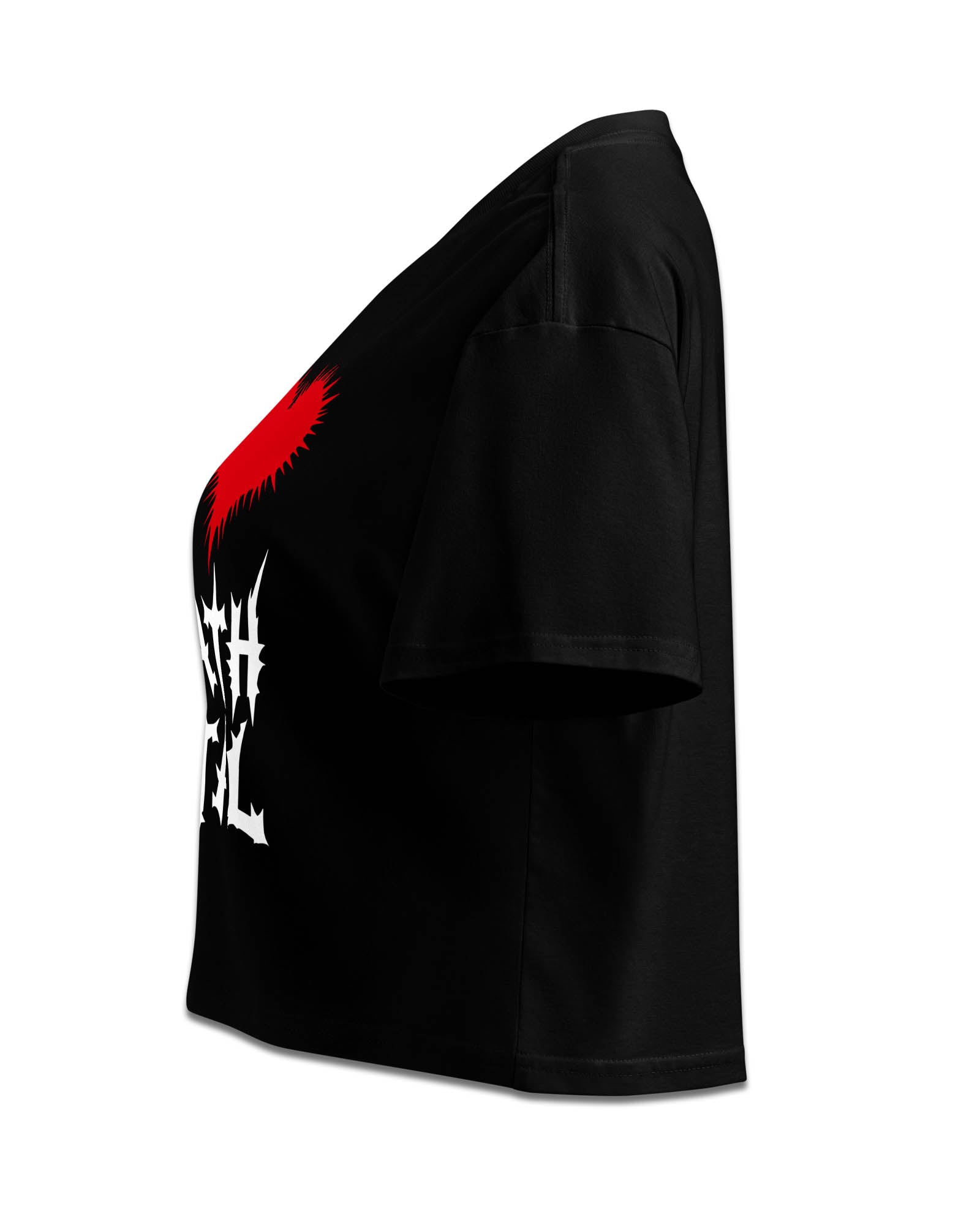 I Love Death Metal Crop Top