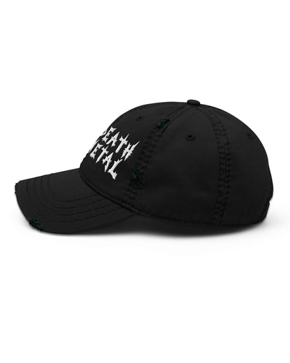I Love Death Metal Distressed Dad Hat