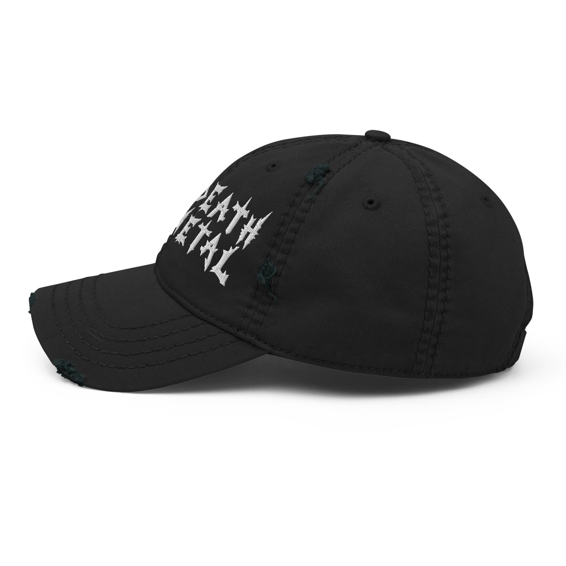 I Love Death Metal Distressed Dad Hat