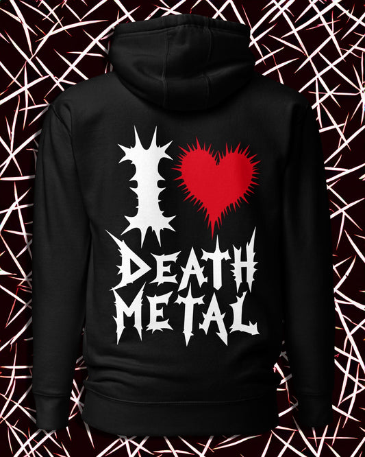 I Love Death Metal Hoodie