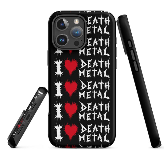I Love Death Metal – Tough iPhone Case
