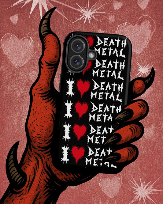 I Love Death Metal – Tough iPhone Case