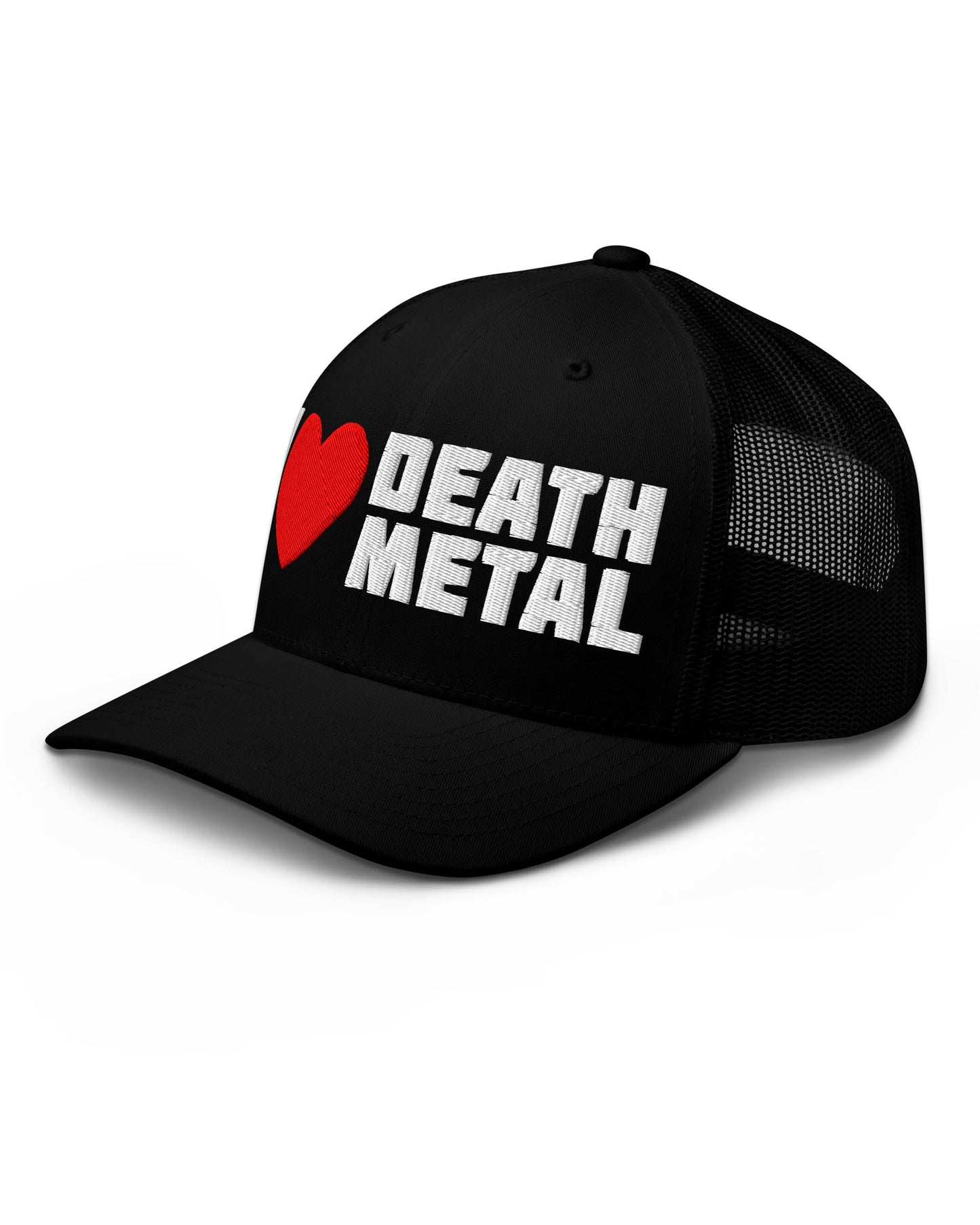 I Love Death Metal Trucker Cap