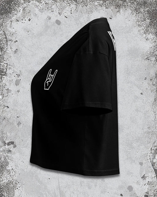 IF LOST RETURN TO MOSH PIT CROP TOP