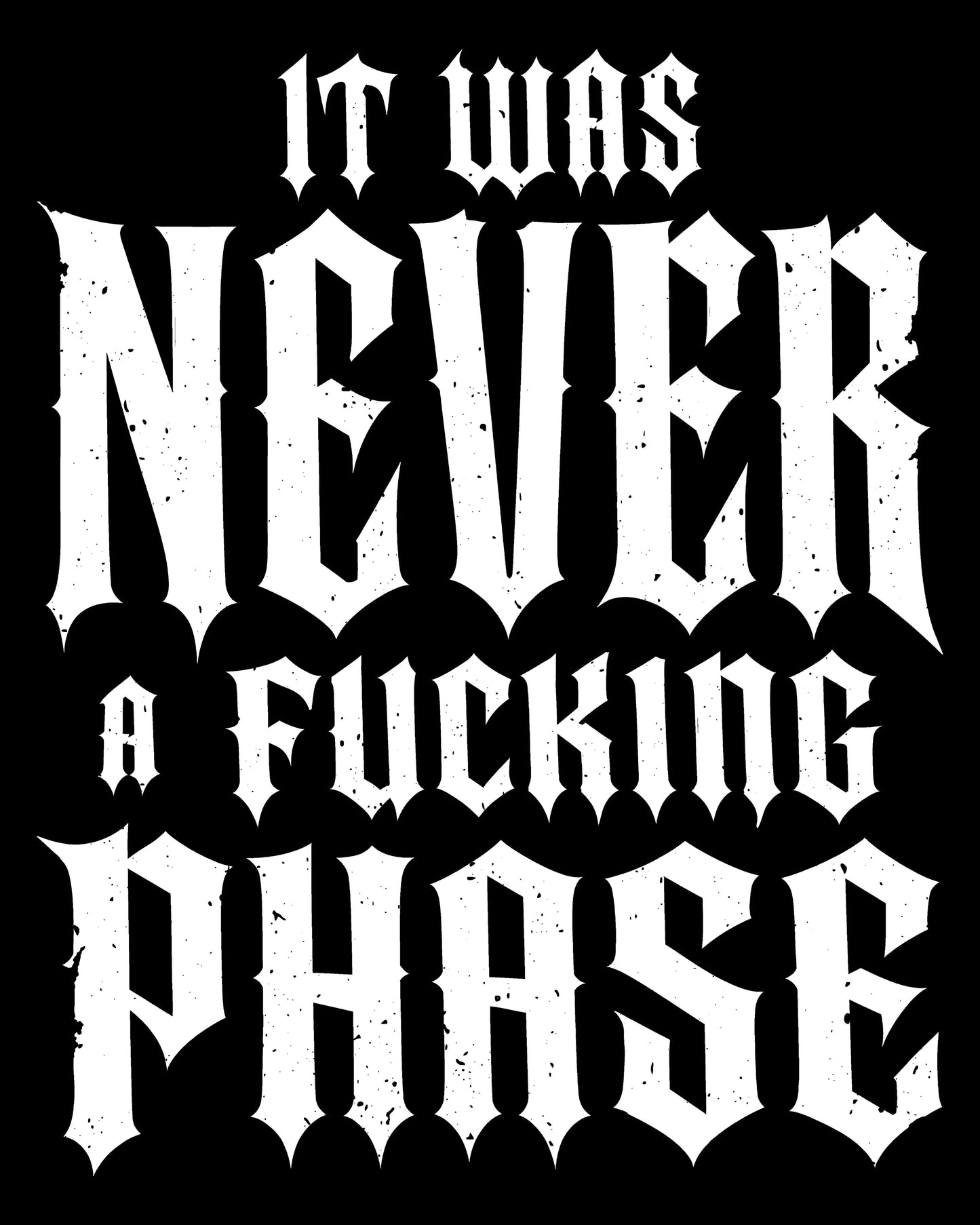 It Was Never a Fucking Phase T-Shirt