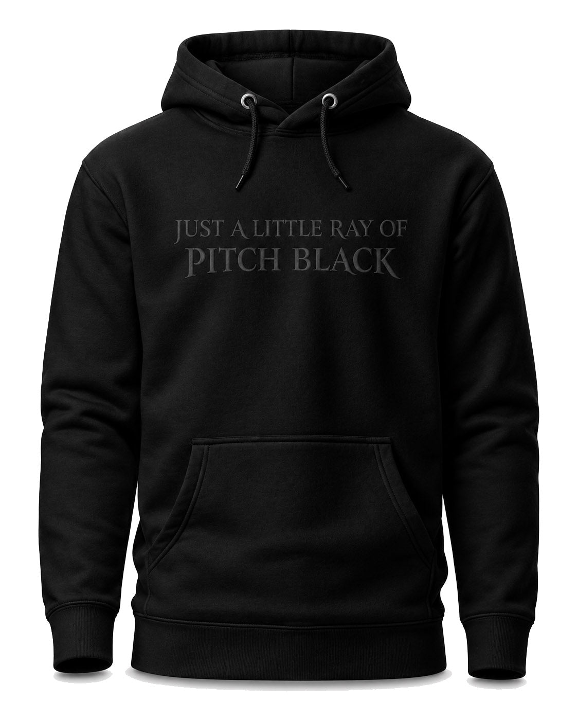 Just A Little Ray Of Pitch Black Hoodie