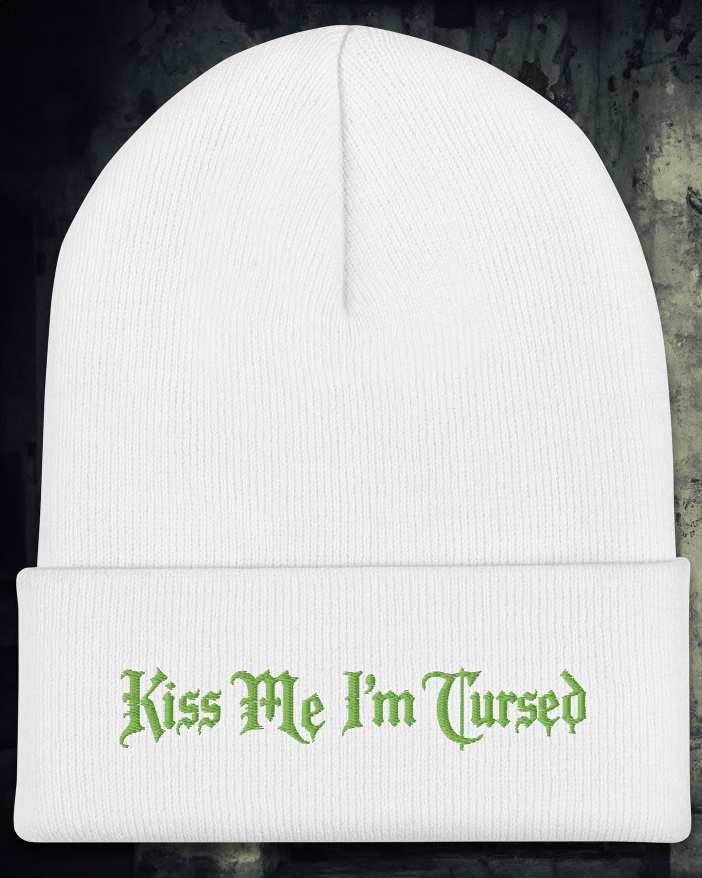 Kiss Me I'm Cursed Beanie