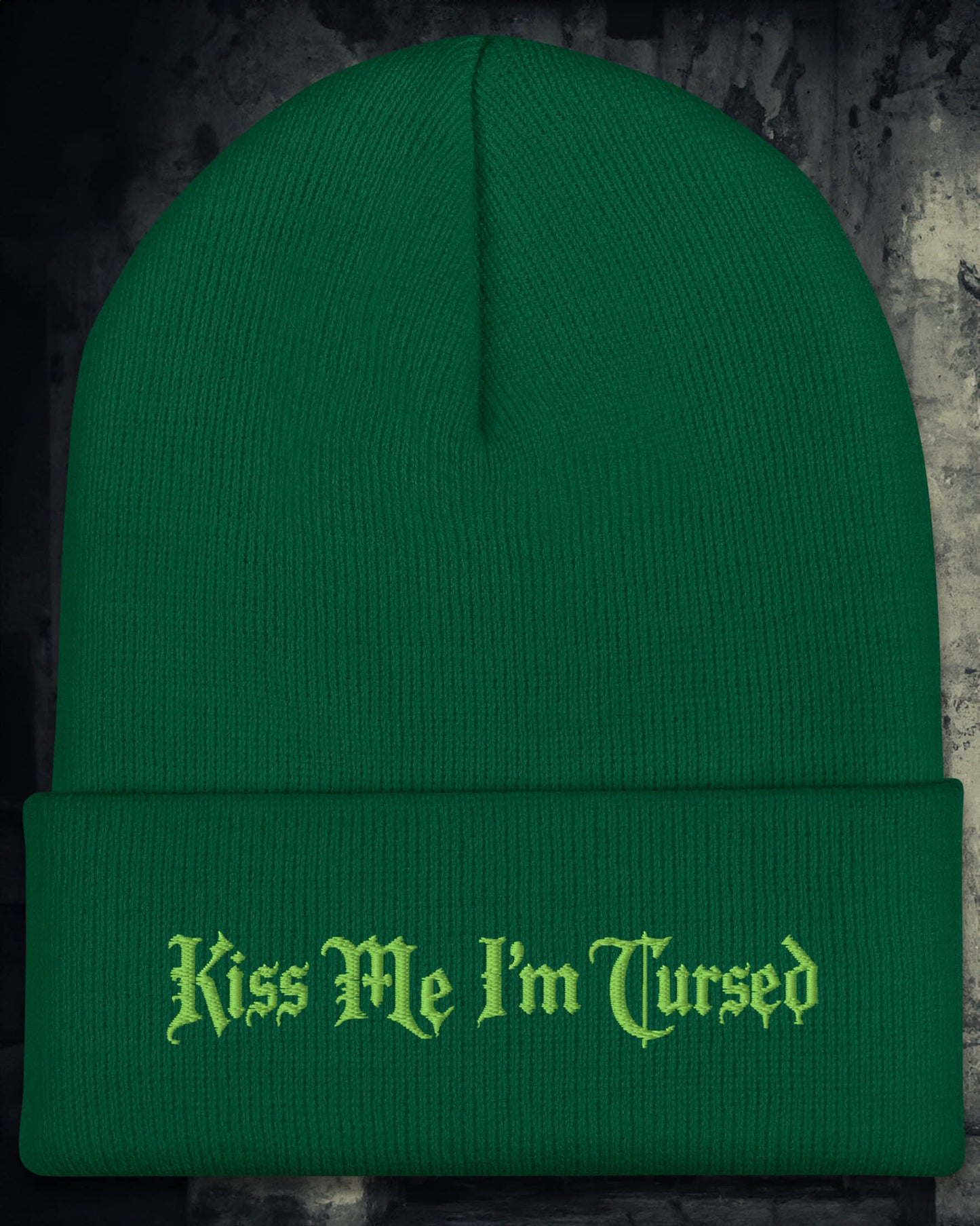 Kiss Me I'm Cursed Beanie