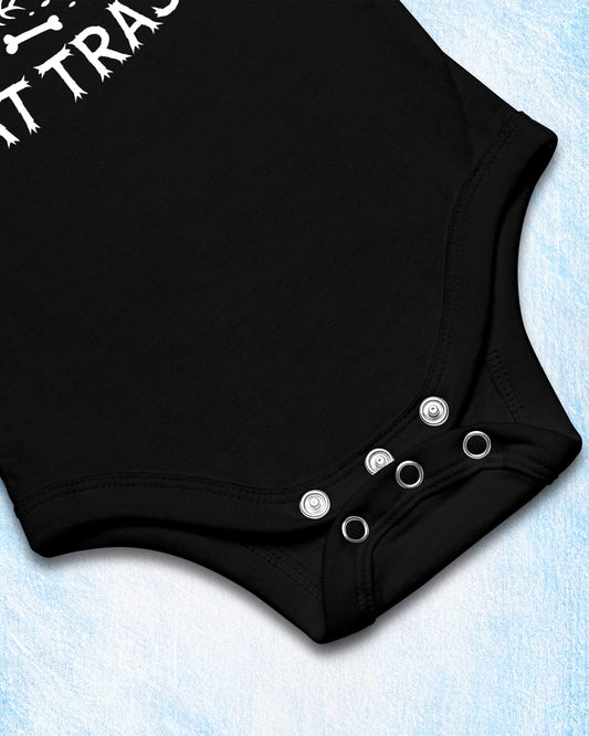 LIVE FAST EAT TRASH Baby Bodysuit