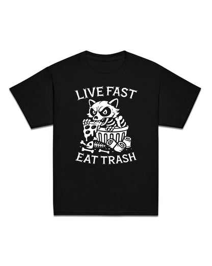 LIVE FAST EAT TRASH Kids T-Shirt