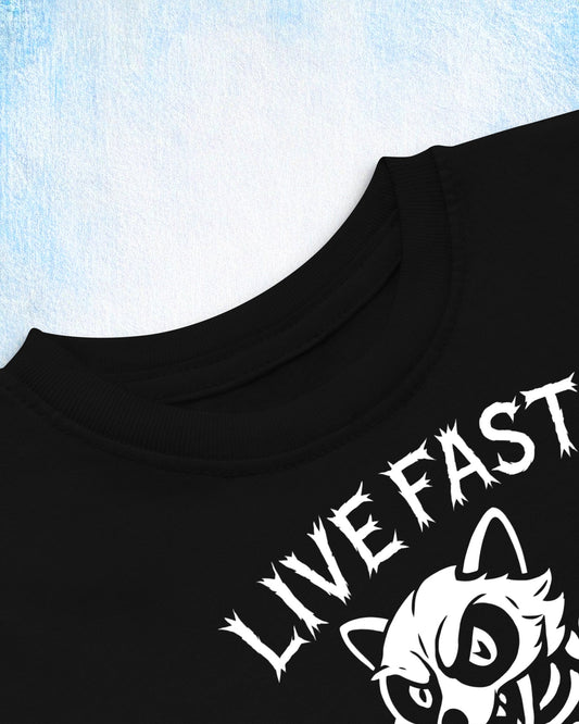 LIVE FAST EAT TRASH Toddler T-Shirt